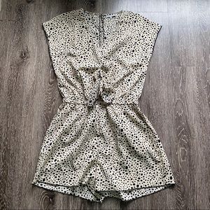 Animal Print Romper